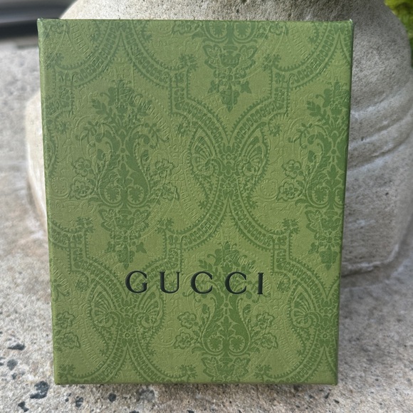 NWOT GUCCI 1955 Horsebit GG Supreme Canvas & Leather Compact Wallet (Brown/Gold) - Picture 13 of 16